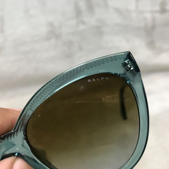 Ralph Lauren RA 5260 5803 / TZ 140 Clear Gray Frame Polarized Sunglasses & Case - Picture 12 of 16